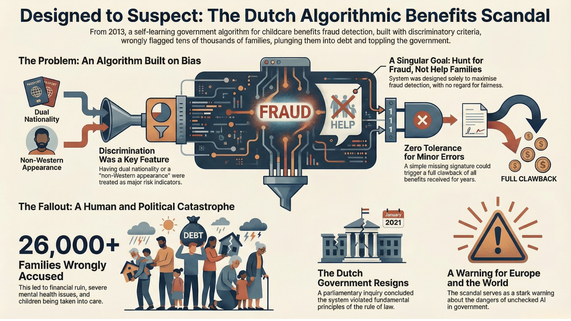 Dutch child welfare algorithm scandal